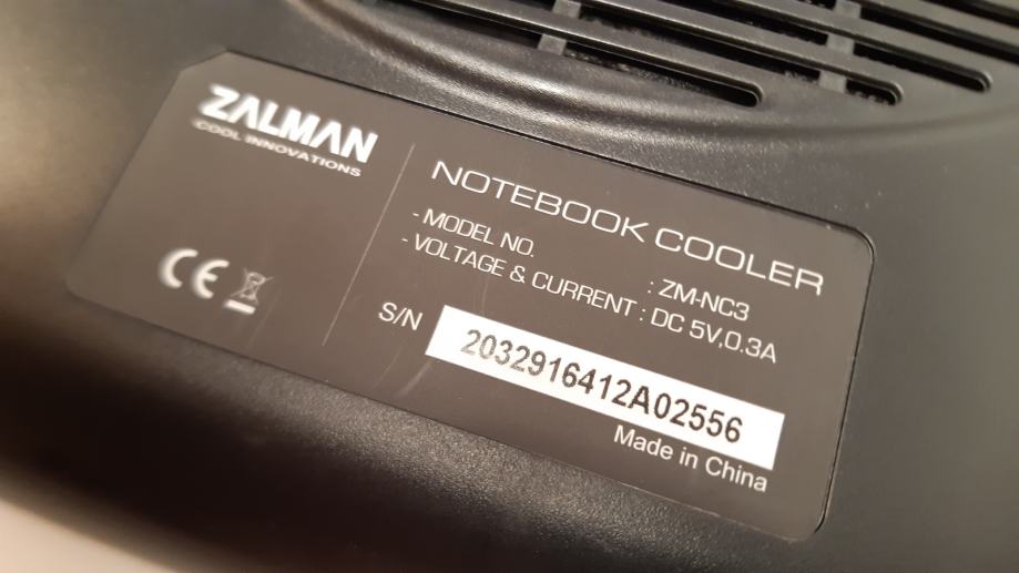 ZALMAN Cooler za laptop 12”-17”