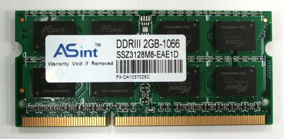 ASint 2GB DDR3 1066Mhz