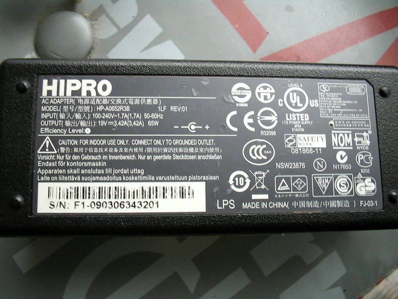 Punjač adapter za laptop notebook 19V 3.42A 65W Acer, eMachine i druge
