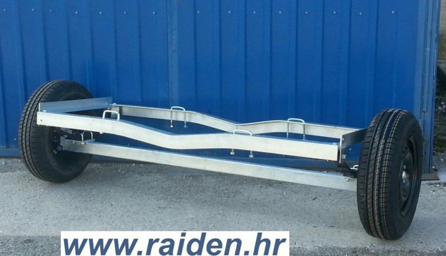 RAIDEN prikolice, podvozje za prikolice + 1500 kg