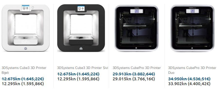 3DSystems Cube3 3D Printer NOVI/ IZDAVANJE R1