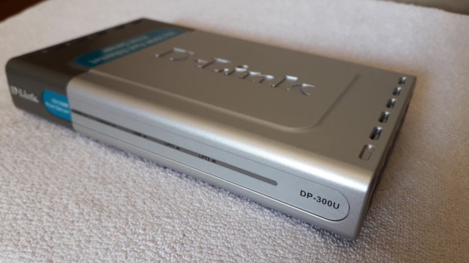 DLink print server DP300U za paralelne portove