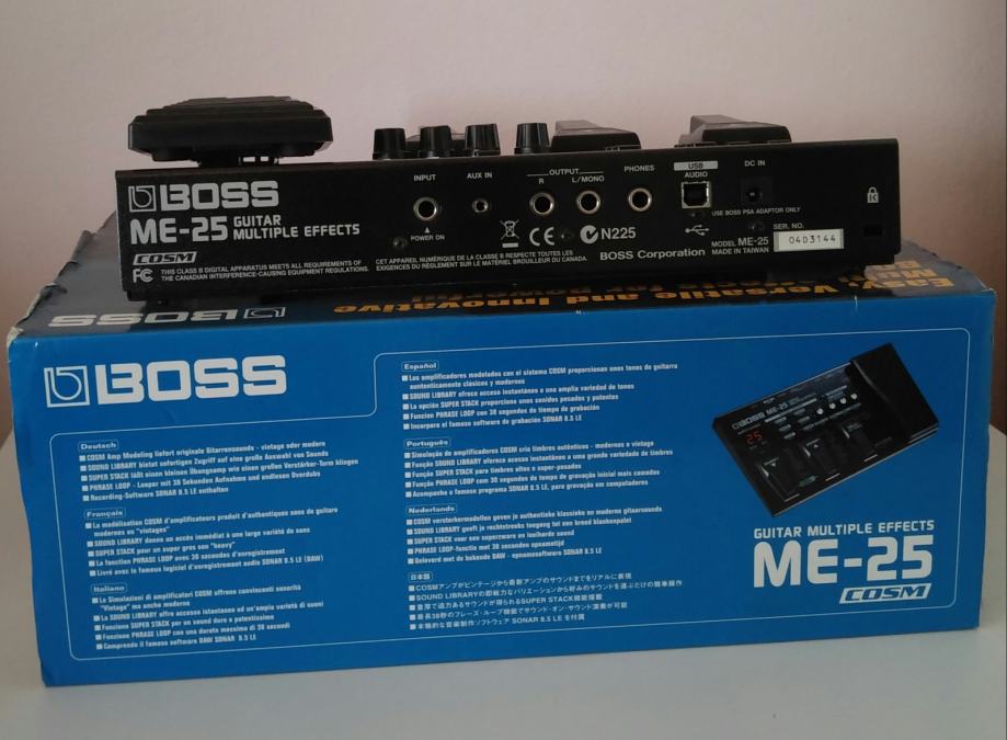 Boss me 25 multiefekt!