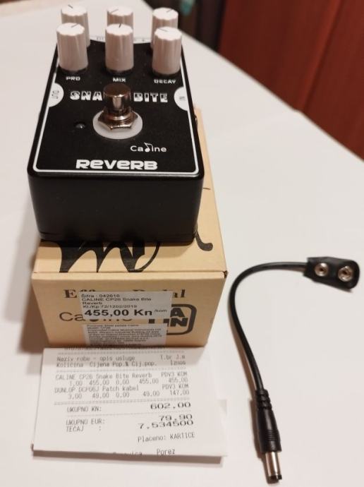 Caline CP-44 Pédale Effet Réverbération Spring Reverb Pour Guitare - Timbre Naturel
