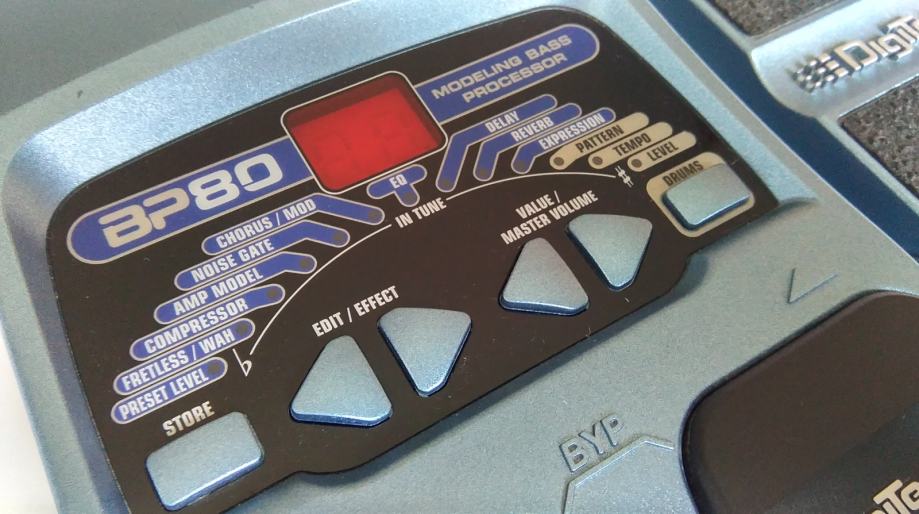 DIGITECH BP80 BASS MULTIEFFECT PROCESSOR