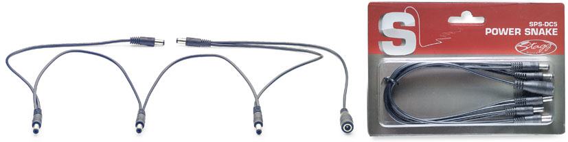 Kabel Stagg Patch SPS-DC5 daisy chain za 5 pedala