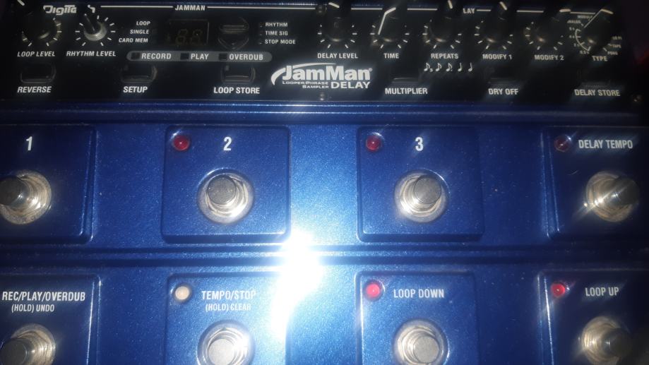 Looper Digitech jamman delay