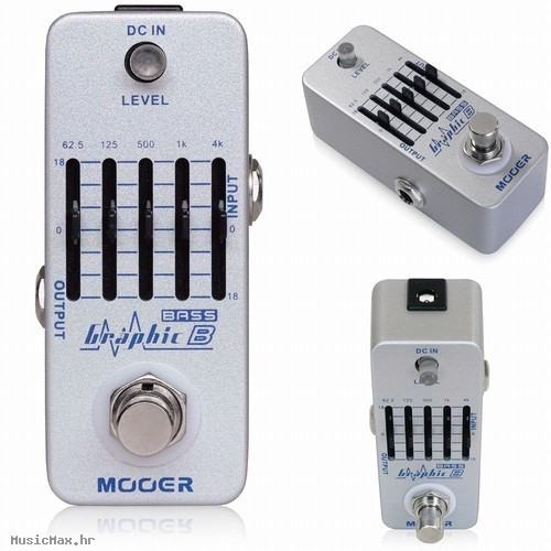 Mooer Graphic B 5-Band Bass Equalizer
