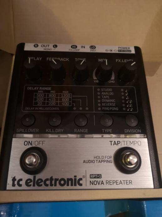 tc nova repeater delay