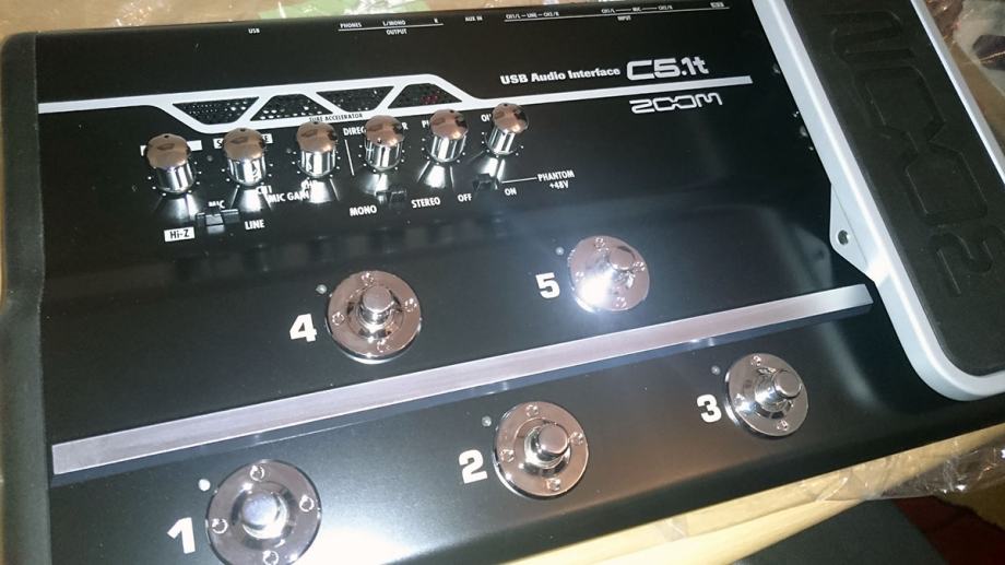 ZOOM C5.1t Foot Controller / USB 2.0 Audio Interface, Tube amp