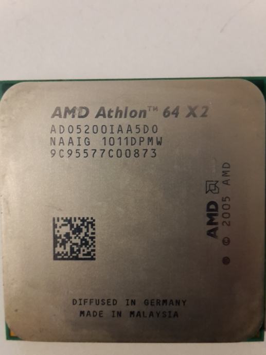 AMD Athlon 64 x2 5200 (2.7 Ghz), dvojezgreni, AM2
