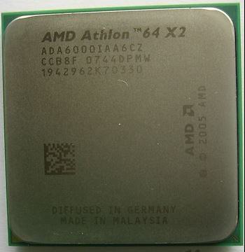 AMD Athlon 64 x2 6000+ dual-core (2x 3.0GHz) 89W TDP Socket AM2