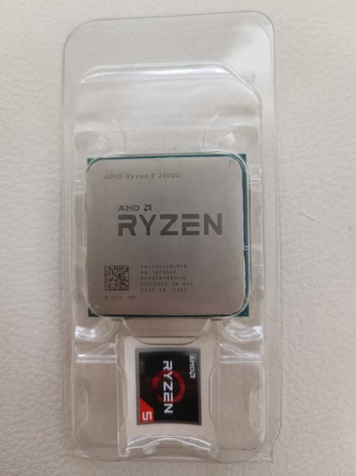 AMD Ryzen 5 2400G (3.6GHz - 3.9GHz,6MB,C/T: 4/8 RX Vega 11) AM4 cpu