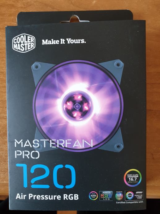 CoolerMaster MasterFan PRO 120 Air Pressure RGB