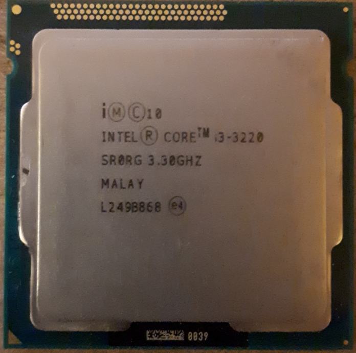 Intel Core I3 3220, 3.30 GHz, LGA 1155