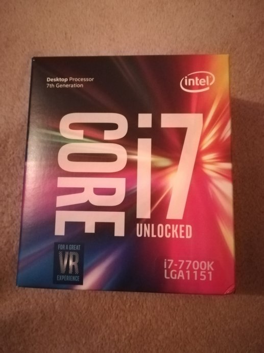 Intel Core i7–7700K 4,2 GHz  s1151 i GIGABYTE Z270X ULTRA GAMING +16gb