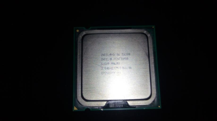 Processeur Intel Pentium Dual Core E6300 2.8Ghz - Socket LGA775, Occasion