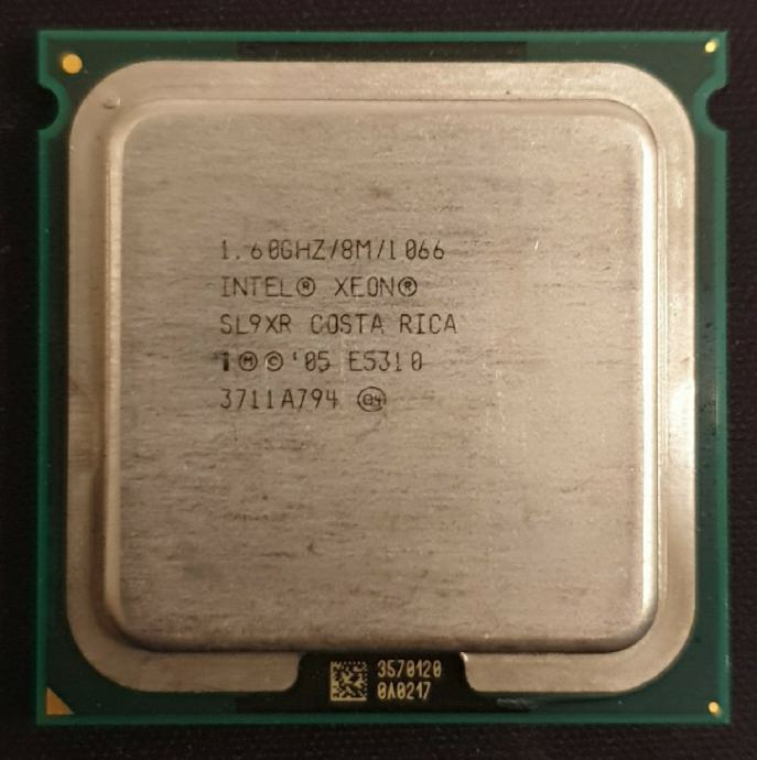 Intel Xeon E5310, 1.6 ghz, LGA 771, PLGA 771
