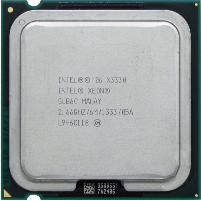 Intel Xeon X3330 2.66GHz quad core socket 775 isti kao Q9400