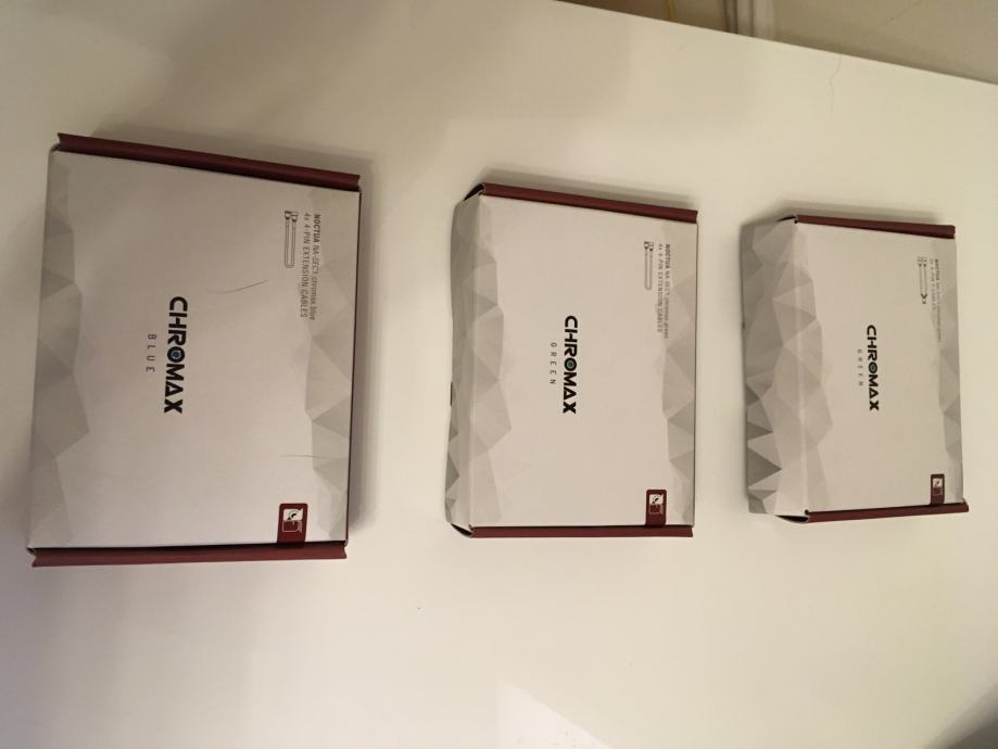 Noctua chromax raznobojni PWM splitter i produžni kabeli
