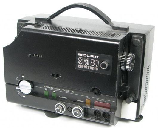 Projecteur Super 8 Bolex SP80 Sonore - 1975, Suisse (Excellent état, Fonctionne)