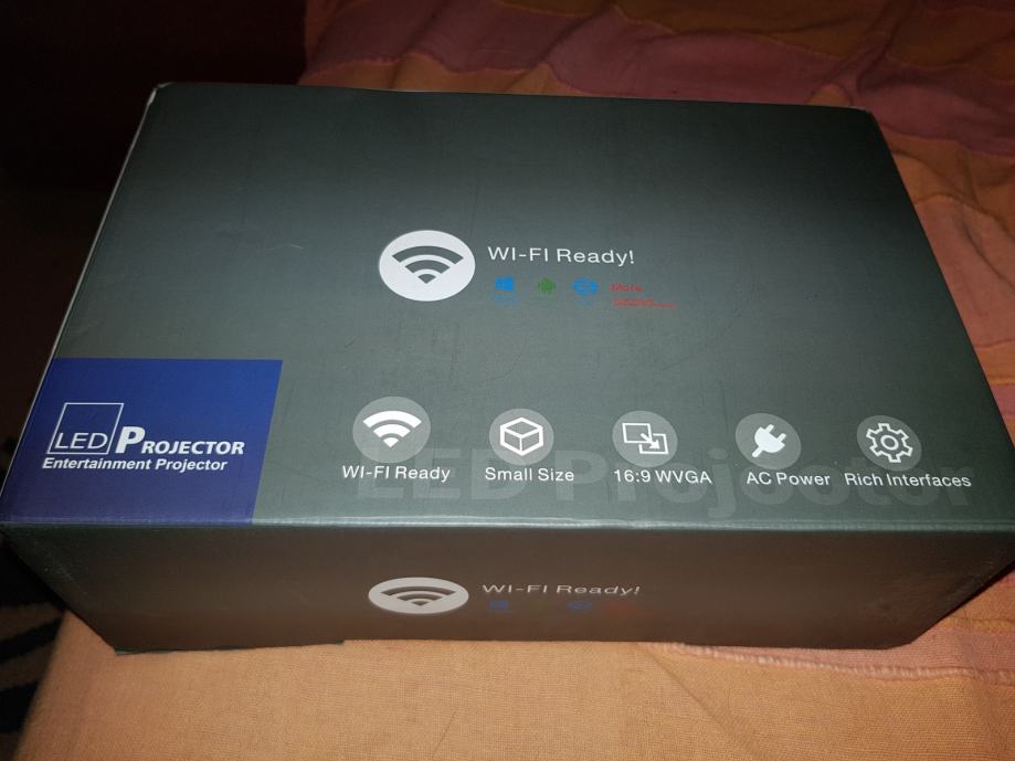 LED PROJEKTOR 1080P WiFi Redy