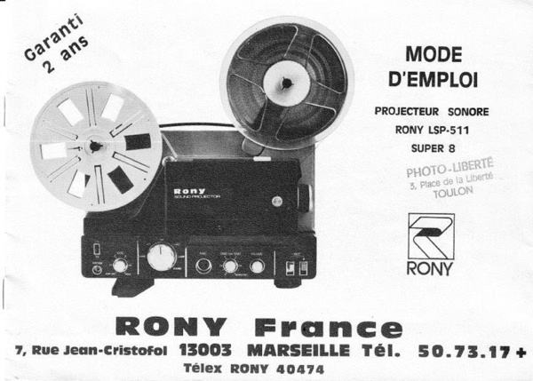 Za Rony Projecteur Super 8 Rony | Courroie pour projecteur RONY – TGMOR