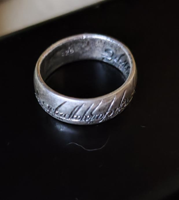 prsten srebrni LOTR