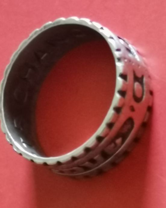 SREBRNI BASKOJSKI PRSTEN ZA SREĆU SUERTE ONA DUT