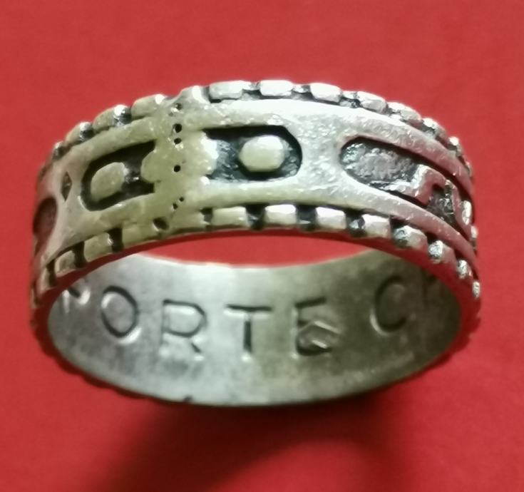 SREBRNI BASKOJSKI PRSTEN ZA SREĆU SUERTE ONA DUT