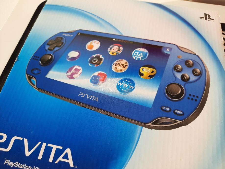 PS Vita Sapphire Blue PCH 1000 ZA04 Wi-Fi Model Console - Foto 4