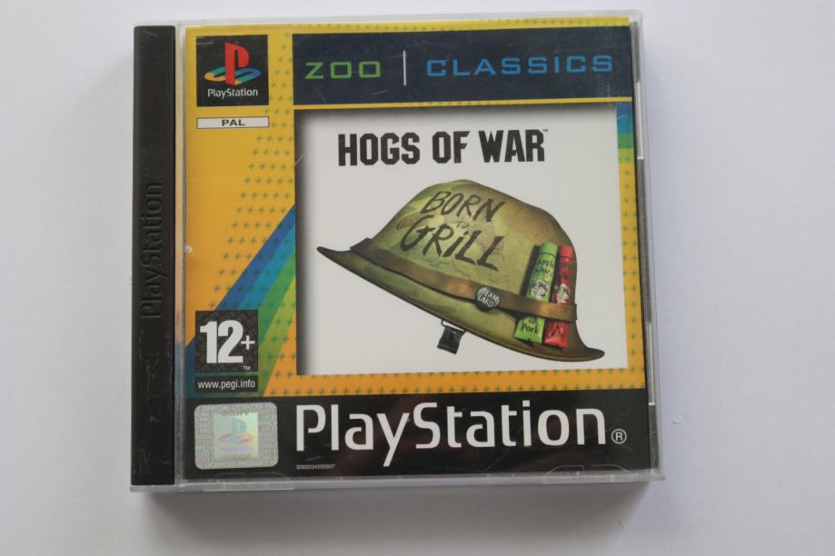 Hogs of War SLES 01041 ZOO Classic PlayStation 1
