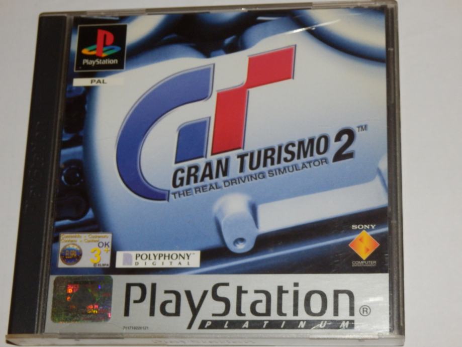 Playstation 1 Gran Turismo 2+gratis C-12 Final Resistance-ORIGINALI