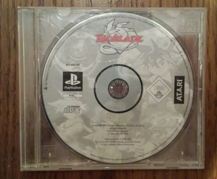 PlayStation 1 PSX PS1 igra Beyblade