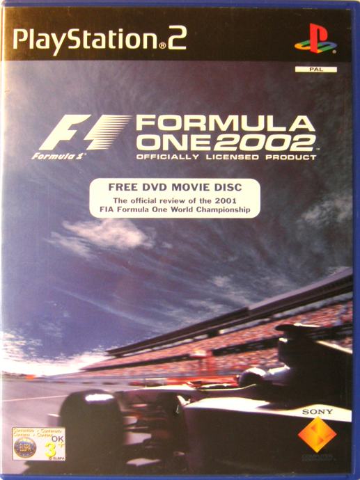 Formula One 2002 igra za Playstation 2 PS2 original, korištena, 60 kn