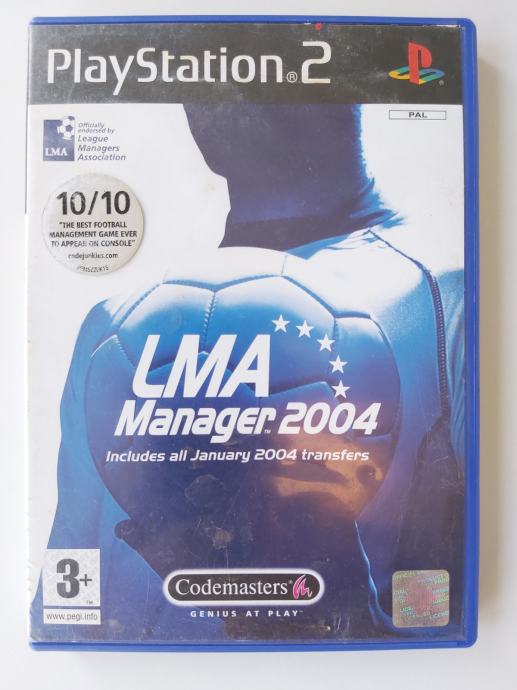 LMA Manager  2004  PlayStation 2