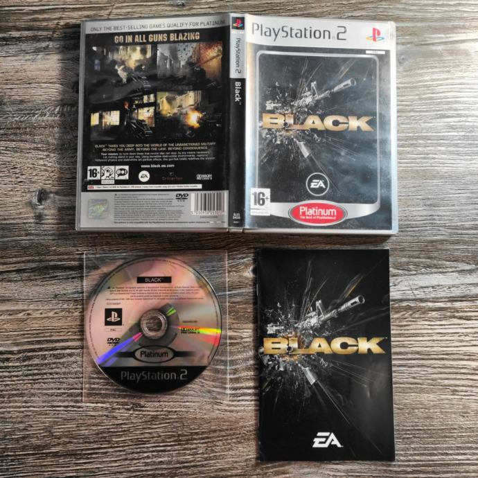 black for playstation 2 black for playstation 2