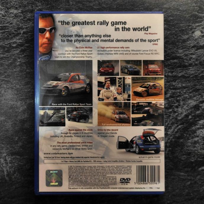 Colin McRae Rally 3 (PS2) použité Colin McRae Rally 3 (PS2) použité