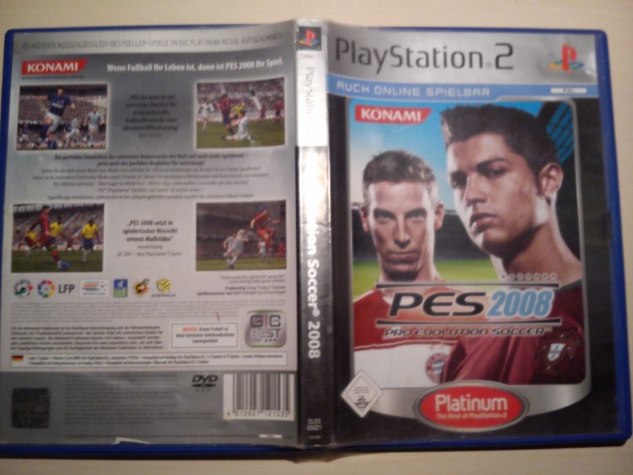 PS2 ORIGINAL IGRA  PRO EVOLUTION SOCCER 2008