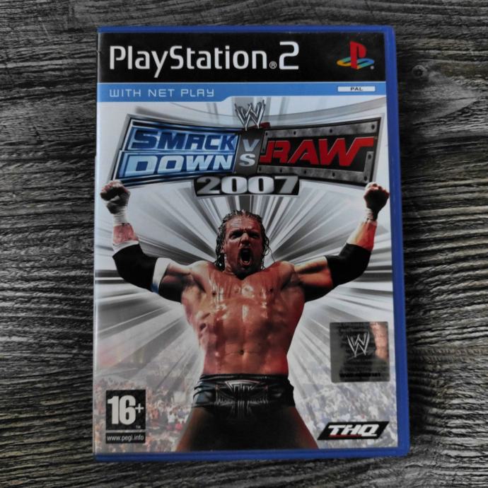ps2 WWE Smackdown Vs. Raw 2007 ps2