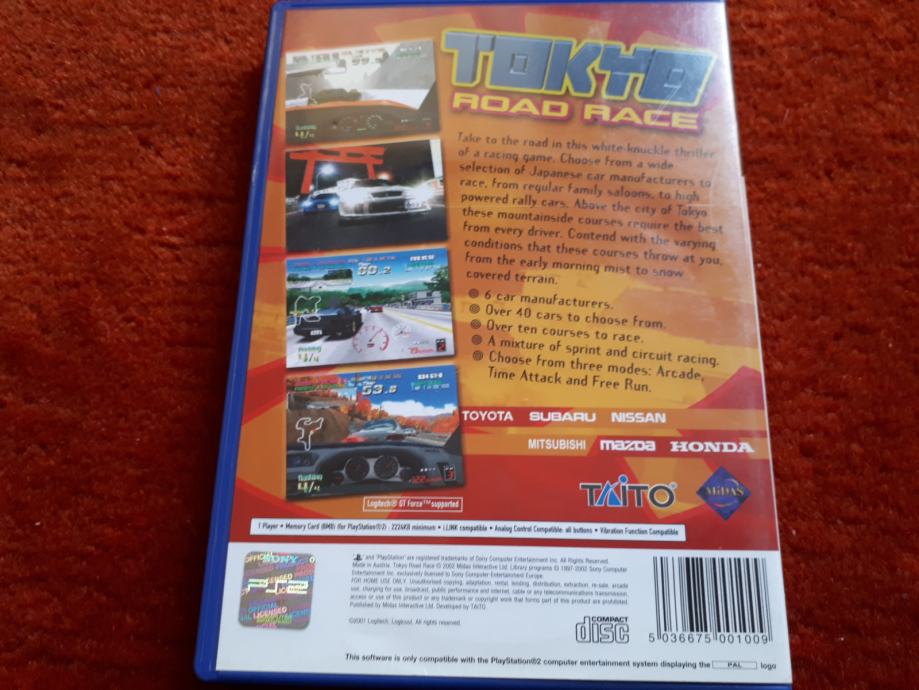 tokyo road race ps2