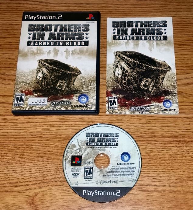 BROTHERS IN ARMS EARNED IN BLOOD ORIGINAL DVD IGRICA ZA PS2