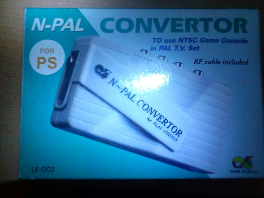 NTSC na PAL konverter za playstation 2
