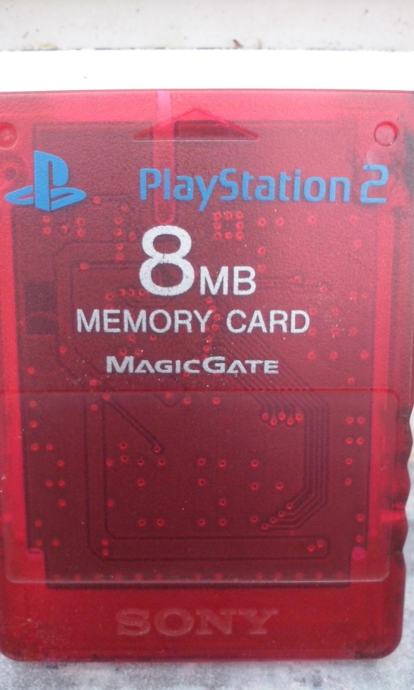 PlayStation2,Memory card 8MB