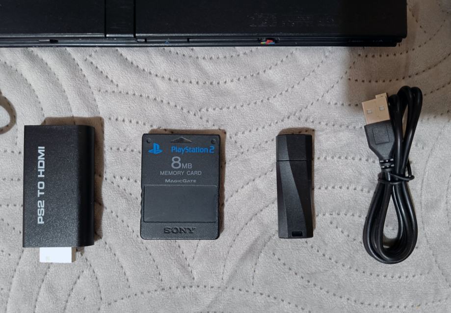 PS2 modificiran + PS2 to HDMI + 128 GB USB Stick sa igrama