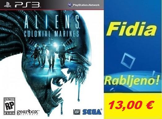 ALIENS COLONIAL MARINES PS3