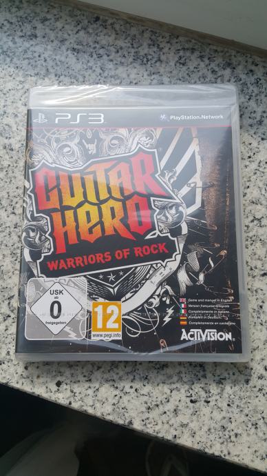 Guitar Hero: Warriors of rock - NOVA - PS3 - Playstation 3 igra