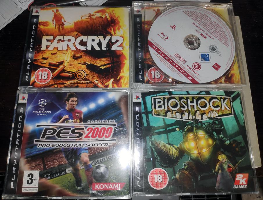 Lot od 5 rijeđih promo Playstation 3 igara PS3 FarCry2 Bioshock PES ..