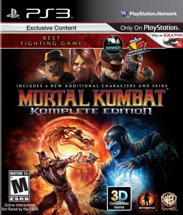 Mortal Kombat IX Complete Edition Komplete Edition - PS3