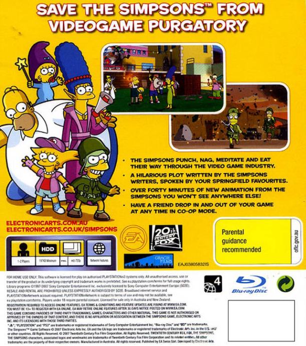 the simpsons game ps3 ebay the simpsons game ps3 ebay